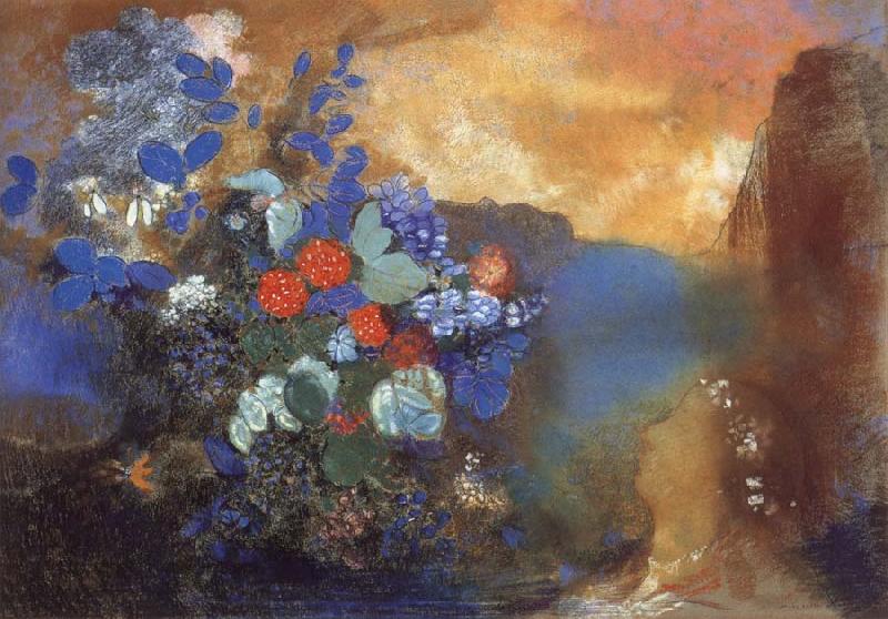 Odilon Redon Ophelia Among the Flowers Germany oil painting art